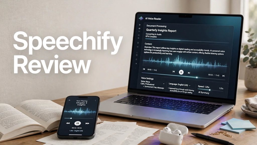 Speechify Review: Is This AI Voice Reader Worth It?